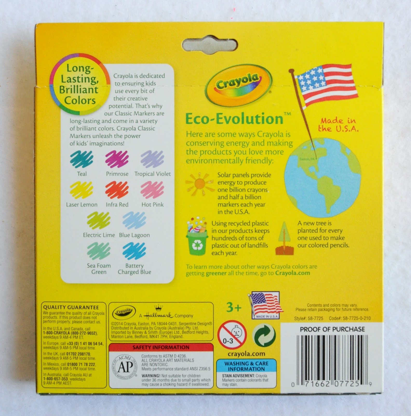 Crayola Broad Line Markers: What's Inside the Box | Jenny's Crayon 
